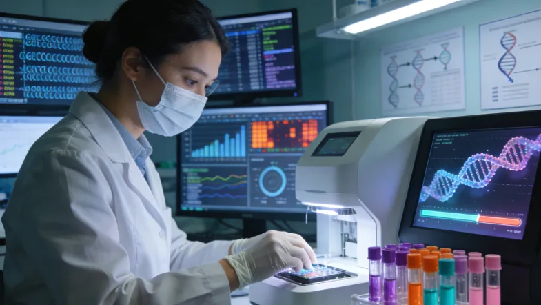 NTRK基因融合示意图：两个基因错误连接