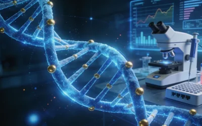 医生为婴儿测量头围的温馨场景