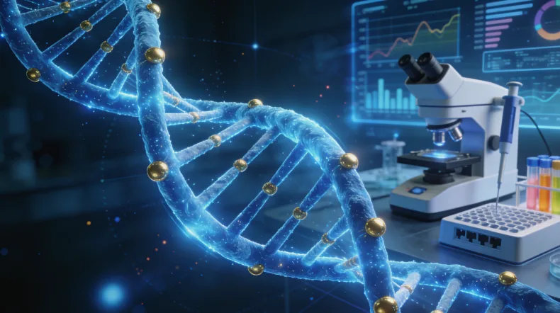 医生为婴儿测量头围的温馨场景