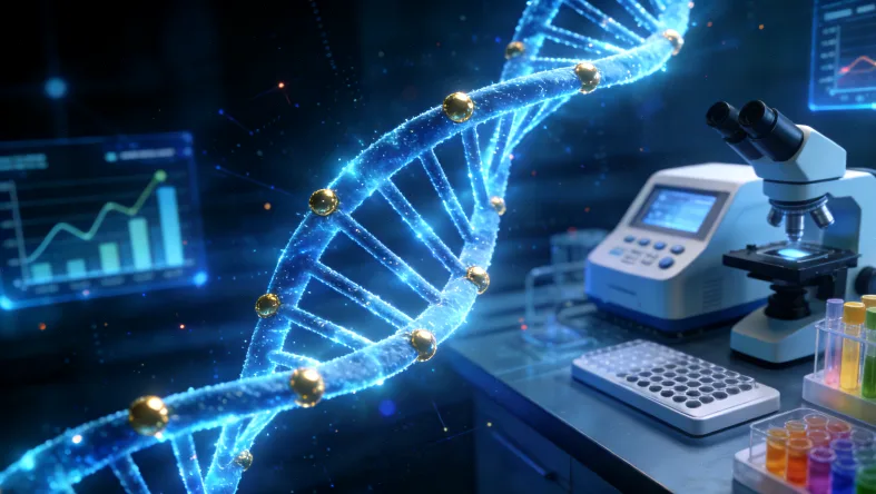 医生与患者沟通基因检测报告的场景