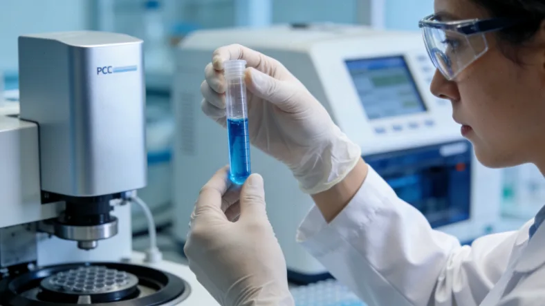 一位患者正在温和清洁面部皮肤