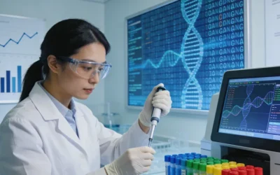 DNA双链断裂与同源重组修复示意图