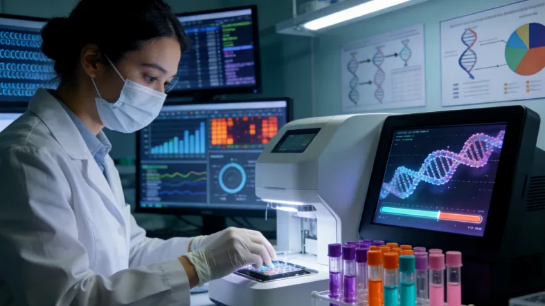 医生与肺癌患者家属沟通基因检测必要性