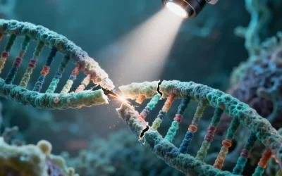 ALK基因融合示意图：展示正常基因与EML4-ALK融合基因的对比。