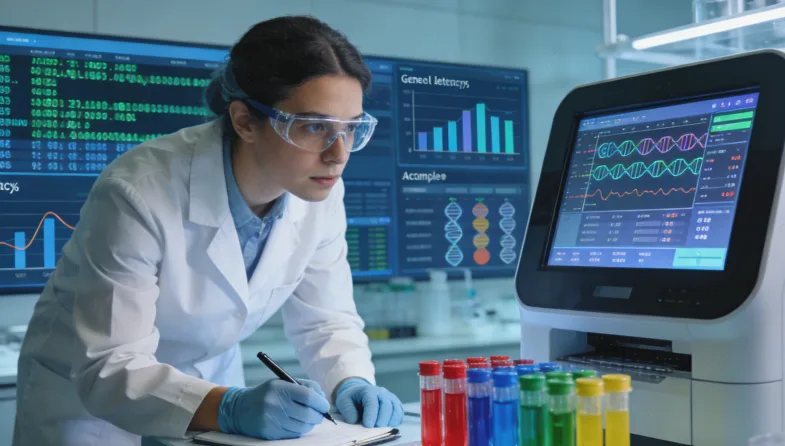 肺癌患者与医生沟通治疗方案的场景