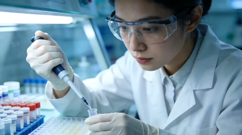 靶向药钥匙与突变锁芯的示意图