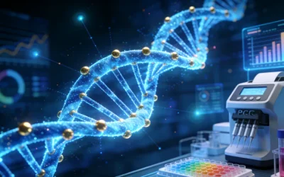 医生与患者共同查看基因检测报告