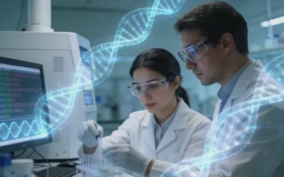 肺癌基因检测报告示意图，突出ROS1融合阳性结果