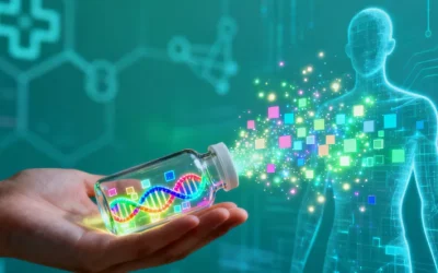 肺癌细胞与正常细胞基因对比示意图