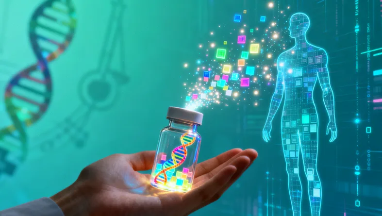 一份基因检测报告的特写，关键词“ROS1融合阳性”被圈出