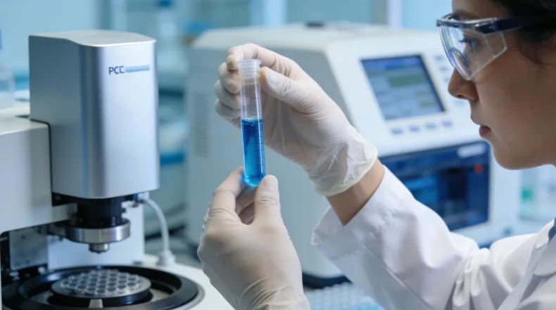 组织活检与血液活检（液体活检）的对比图示