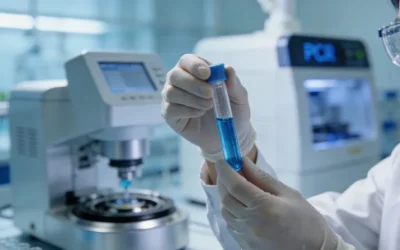 一张基因检测报告局部特写，箭头指向“KRAS p.G12C”字样