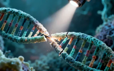 乙肝病毒结构示意图，突出DNA位置