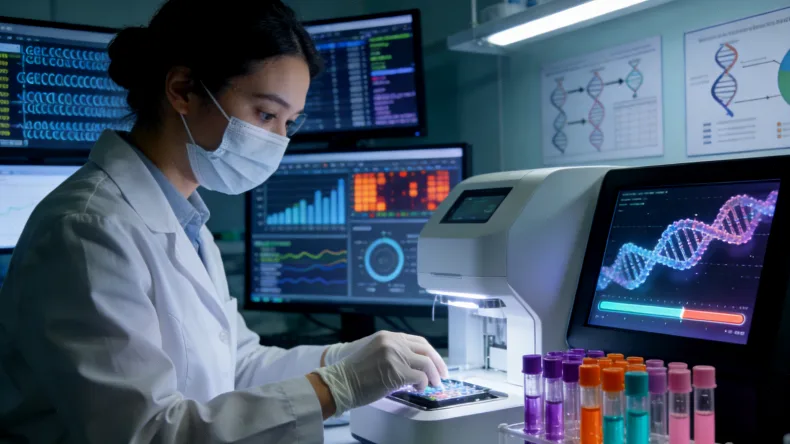 NGS测序仪与RT-PCR仪对比图