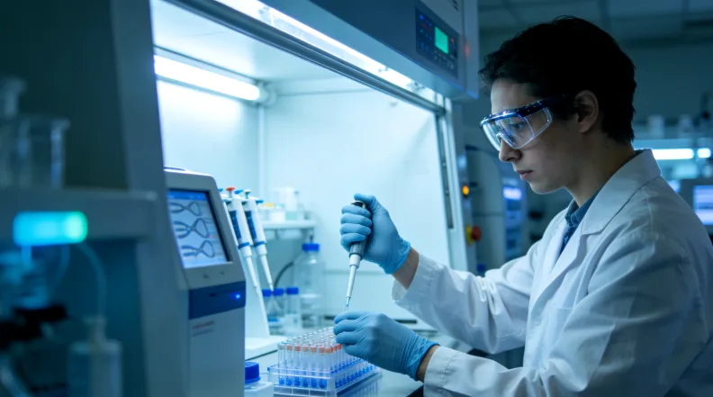 一张形象化的基因突变示意图：一个卡在“ON”位置的开关