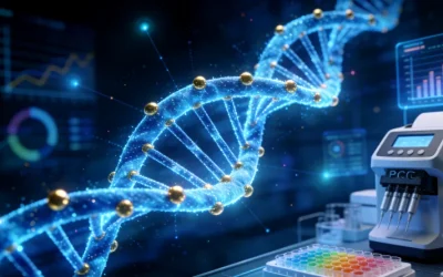 医生与患者家属沟通基因检测报告的场景