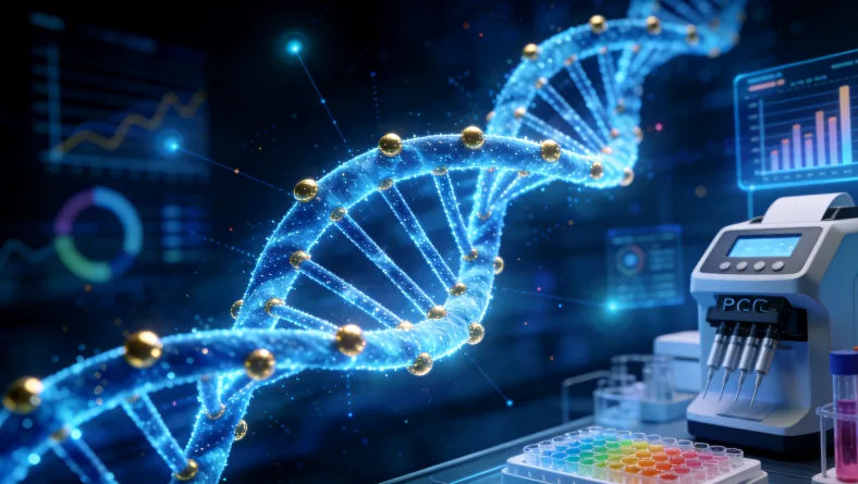 医生与患者家属沟通基因检测报告的场景