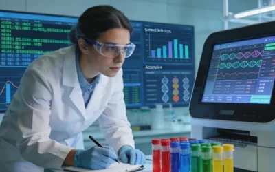 基因检测报告单局部特写，突出“RET融合阳性”