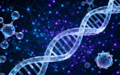 医生与患者讨论化验单的温馨场景