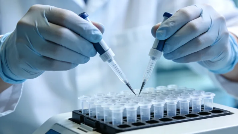 免疫组化染色与基因测序报告对比图