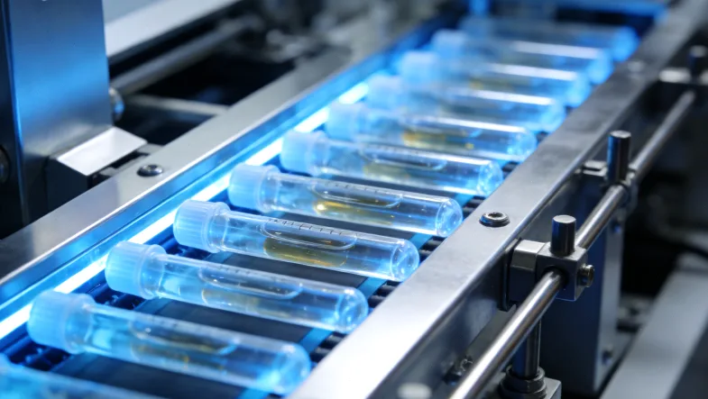 免疫组化（IHC）显示乳腺癌细胞HER2蛋白强阳性染色