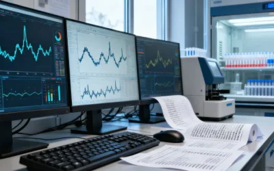 肺癌组织切片在显微镜下的图像