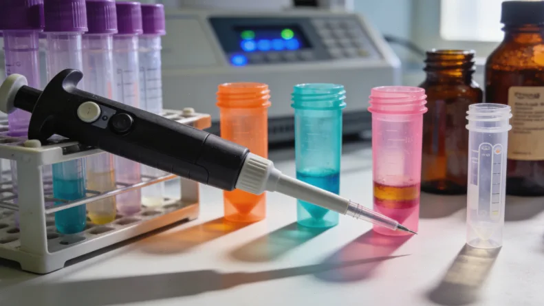 从石蜡蜡块上切割组织薄片的过程示意