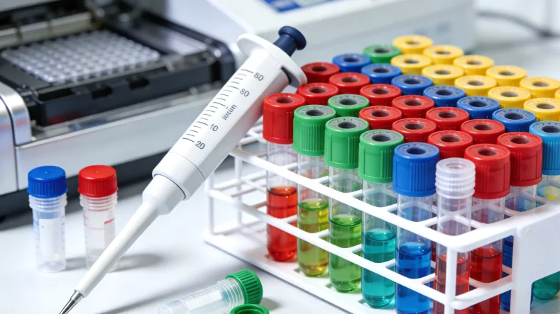 一个人困惑地看着手中的基因检测报告单