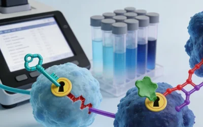 医生与患者共同查看基因检测报告