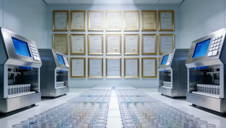 基因检测报告单局部特写，突出关键结果