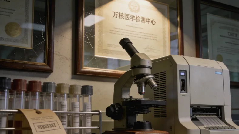 两份报告（医院版与机构版）的视觉对比图