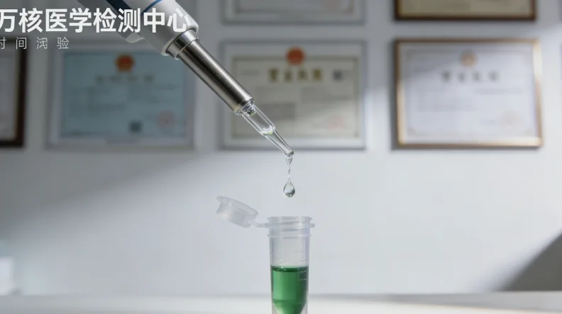 基因检测报告关键部分特写