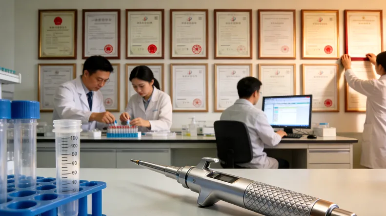 医生与患者对着电脑上的基因报告进行讨论的场景