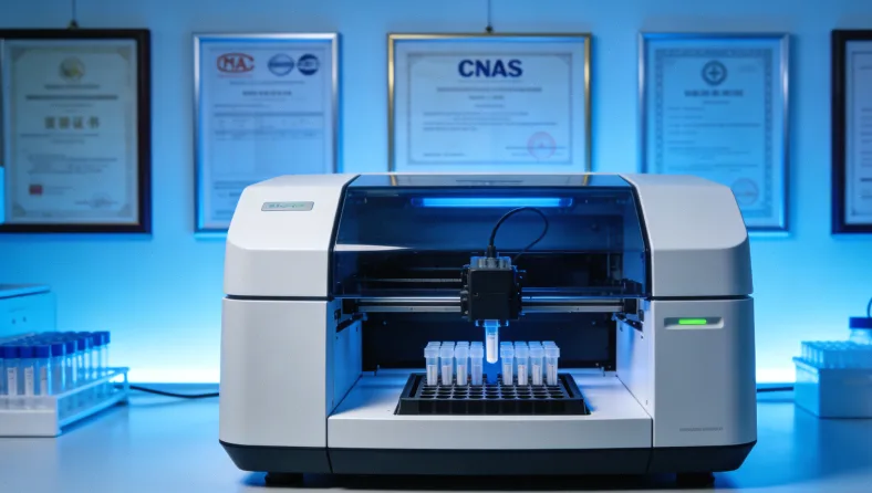 一位康复患者与医生开心交谈的示意图