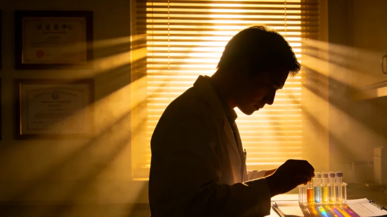 肺癌基因检测报告样本示意图