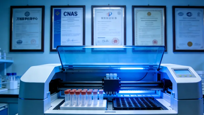 血液样本检测ctDNA过程的动态图解