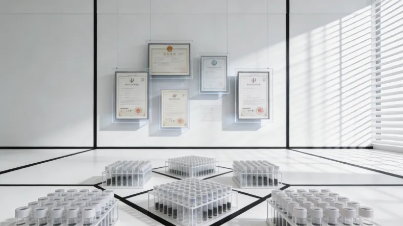 比喻图：一杯混合液体，示意肿瘤样本中正常与突变细胞混杂