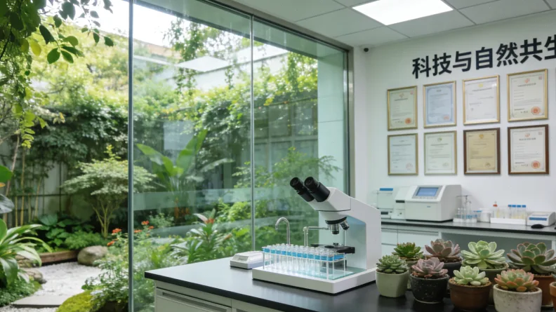 医生与患者共同查看病理报告的场景