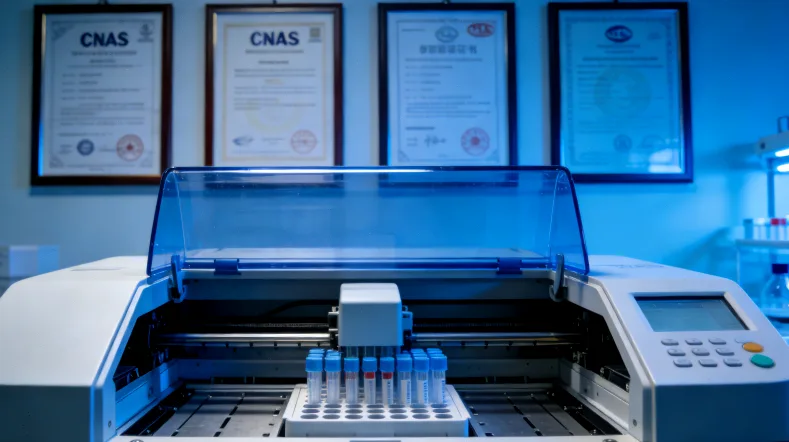 新旧检测报告对比示意图