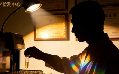 病理医生在显微镜下观察乳腺癌组织切片