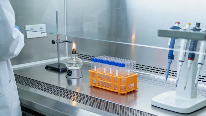 HER2阳性与阴性乳腺癌细胞示意图对比