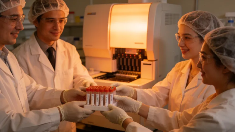 医生与HER2阳性乳腺癌患者沟通疫苗接种