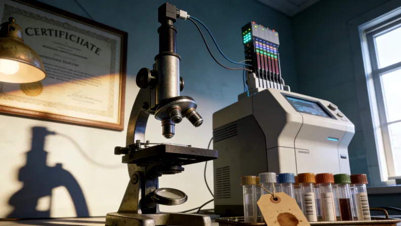 医生与患者沟通HER2检测报告的场景