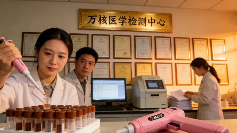 一位女性患者正在记录每日症状日记