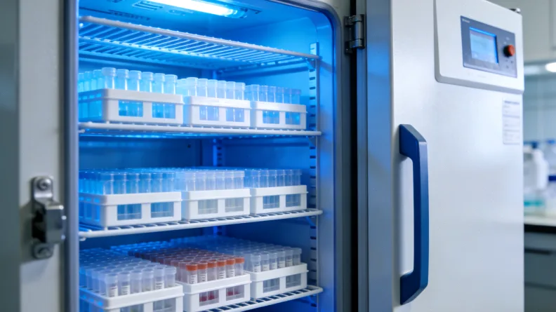 装有病理蜡块和切片的专业样本运输箱