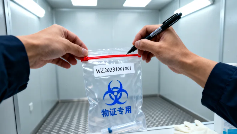 一位女性正在阅读一份基因检测报告，表情关切。