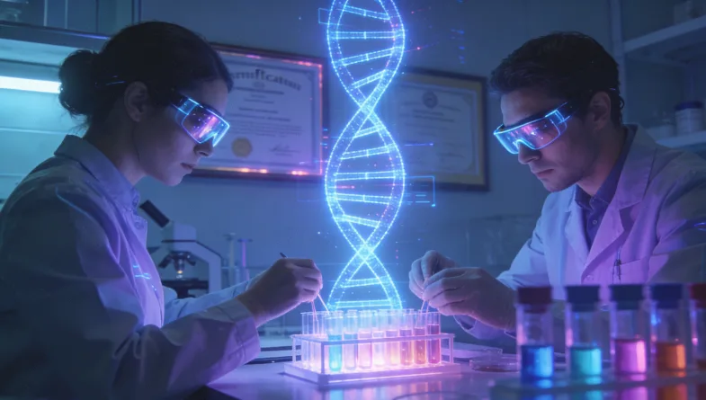 BRCA基因与DNA修复关系示意图