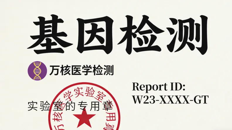 一张漫画:表现患者拿着报告,一头问号,旁边是遗传咨询师在微笑讲解