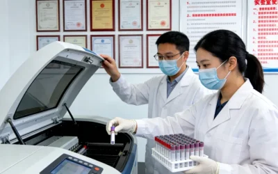 NGS检测流程示意图：从采样到出报告