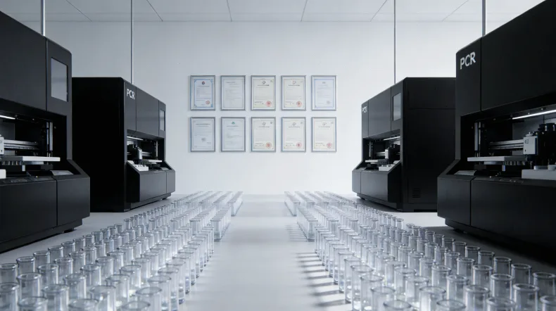 一张CLIA和CAP认证证书的特写照片。